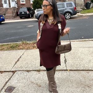Vince Burgundy Dress/ XS